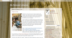 Desktop Screenshot of mybelovedlebanon.com